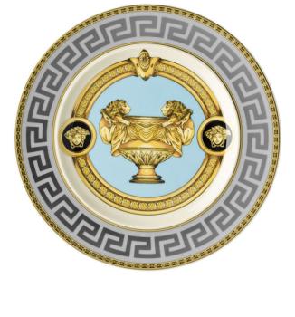 2 x assiette plate en porcelaine - versace